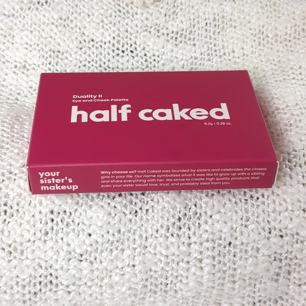 Half Caked Duality II Eye and Cheek Palette, 8.2g/0.28oz